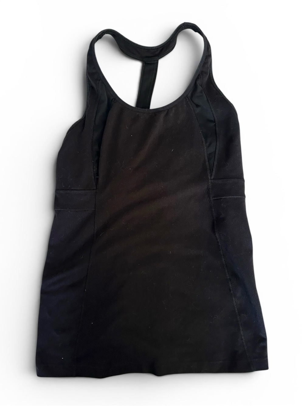 Athleta Black Racerback Training Tank Top